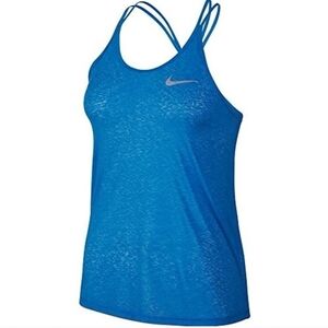 1 Nike Blue Athletic Tank Top Sleeveless Performance